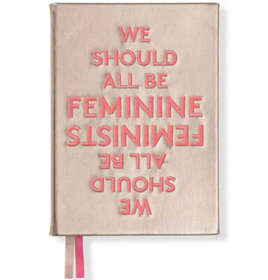 NOTITIEBOEK MET GEBORDUURDE QUOTE - FEMINISM