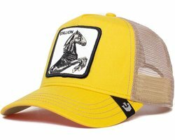 Goorin Bros Pet - The Stallion Trucking - One Size - Geel - Trucker Cap Heren - Pet Heren Volwassenen - Pet Dames - Petten - Tr