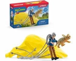 schleich DINOSAURUS - Dino parachute-reddingsbrigade - Kinderspeelgoed voor Jongens en Meisjes - 4 tot 12 jaar 41471