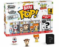 Funko Forky, Sheriff Woody, Gabby Gabby and mystery chase - Funko Bitty Pop! - Toy Story Figuur - 2cm