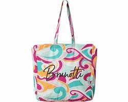 Brunotti Tammy-Swirl Dames Bag - Oranje, Roze, Groen, Wit - ONE SIZE