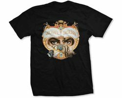 Michael Jackson - Dangerous Heren T-shirt - XL - Zwart