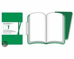 Moleskine Volant Notebook - Plain - Green/Groen