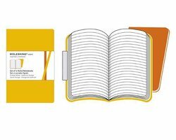 Moleskine Volant Notebook - Plain - Yellow/Geel