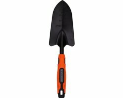BLACK+DECKER Tuinschep - met Maataanduiding - 35 CM - Polypropyleen - Zwart/Oranje