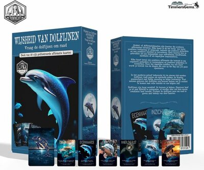 Wijsheid van Dolfijnen affirmatiekaarten (Vraag de dolfijnen om raad)