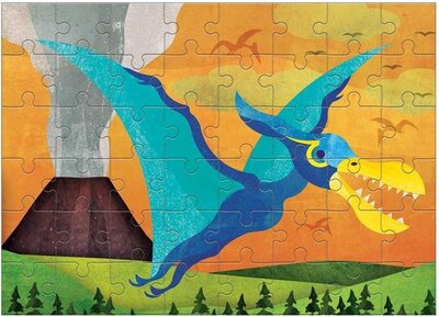 Mudpuppy mini puzzel Pterosauri&euml;r - 48 stukjes