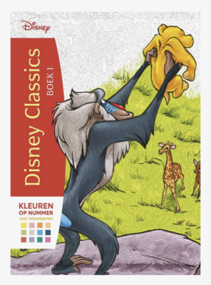 Disney Classics boek 1 - Kleuren op nummer voor volwassenen
