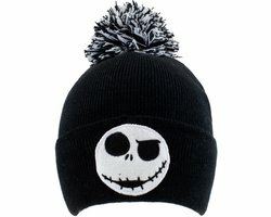 The Nightmare Before Christmas Jack - Face Badge Unisex Beanie - zwart - Standard