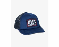 DEUS Crimson Trucker cap - Navy