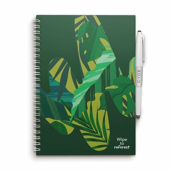 MOYU - Safari Nights Notebook - Uitwisbaar Notitieboek A5 Hardcover - Multifunctionele pagina&rsquo;s - Inclusief uitwisbare p