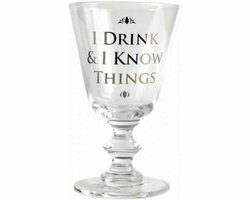 Game of Thrones I Drink I Know Things Wine Glass 275ml
