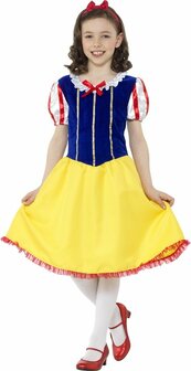 Smiffys - Deluxe Princess Snow Girl Kinder Kostuum - Kids tm 12 jaar - Multicolours