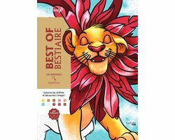 Disney Coloriages Myst&egrave;res - Best of Bestiaire - Kleuren op Nummer - Hachette - Kleurboek voor volwassenen