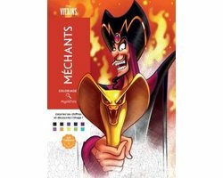 Disney Coloriages - M&eacute;chants Myst&egrave;res - Hachette Heroes - Kleuren op nummer kleurboek voor volwassenen