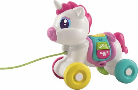 PULL ALONG BABY UNICORN (INT)