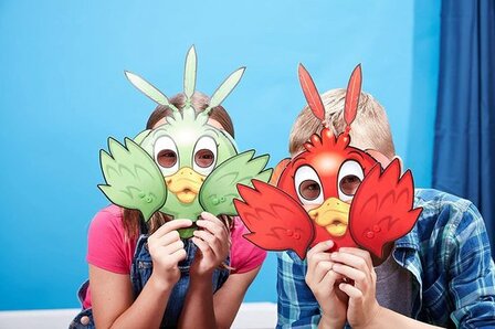 Yulu Peking  Duck Eend Spel met maskers - Leuk - Gezelschap - Kinderen