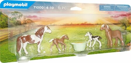 PLAYMOBIL Country 2 IJslandse pony&#039;s met veulens - 71000