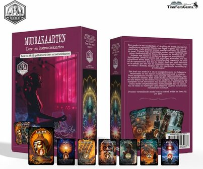 Mudrakaarten - Lee- en instructiekaarten - Deck van 48 rijk ge&iuml;llustreerde leer- en instructiekaarten