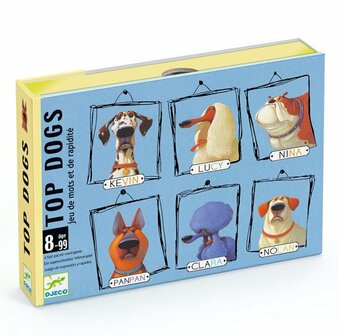Djeco kaartspel - woordspel Top Dogs +8jr