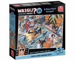 Jumbo - Wasgij 13 Mystery - A Purrrfect Escape - Perrrfect ontsnapping - 500 stukje - legpuzzel