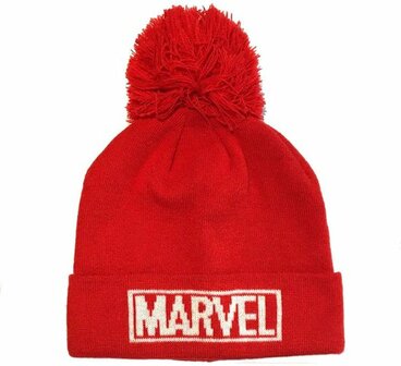 Marvel - Logo Beanie Rood