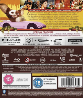 GREMLINS (1984) 4K Ultra HD + blu-ray (import)