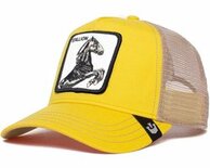 Goorin Bros Pet - The Stallion Trucking - One Size - Geel - Trucker Cap Heren - Pet Heren Volwassenen - Pet Dames - Petten - Trucker Cap Heren