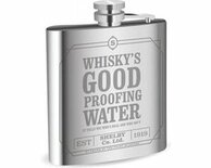Peaky Blinders hipflask/heupfles - Whisky's good proofing water - Shelby co. ltd.