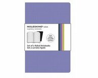 Moleskine Set of 2 Volant Notebooks Ruled Purple Pocket