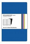 Moleskine Volant Notebook - Ruled - Blue/Black - Pocket (set van 2)
