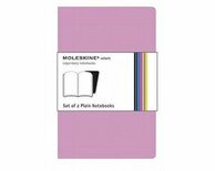 Moleskine Volant Notebook - Plain - Pink - XL (set van 2)