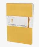 Moleskine Volant Notebook - Plain - Geel/Yellow - XL (set van 2)