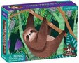 Mudpuppy mini puzzel Drievingerige Luiaard - 48 stukjes