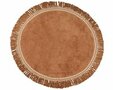 Tapis Petit vloerkleed anna - oudroze - Ø110 cm